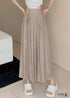 Boho High Waist Lace Midi Skirt